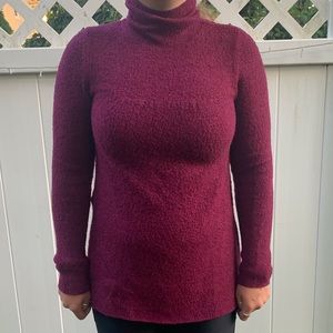 Maroon Turtle Neck Sweater